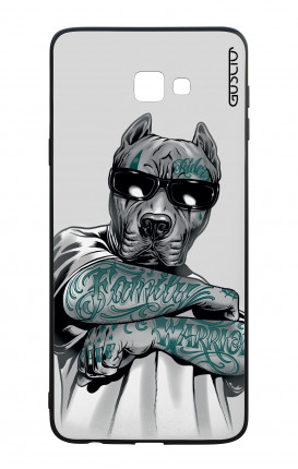 Cover Bicomponente Samsung J4 Plus - Pitbull tatuato