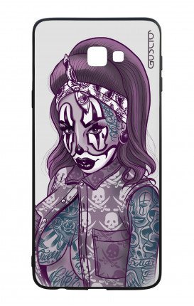 Cover Bicomponente Samsung J4 Plus - Pin Up Clown Chicana