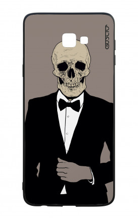 Cover Bicomponente Samsung J4 Plus - Teschio in Smoking