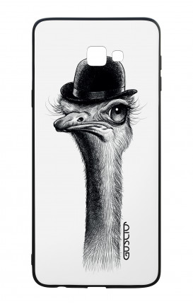 Samsung J4 Plus WHT Two-Component Cover - Struzzo con bombetta