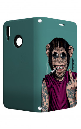 Cover STAND Huawei P20 Lite - Scimmia felice
