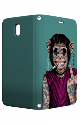 Case STAND Samsung J7 2017 - Monkey's always Happy