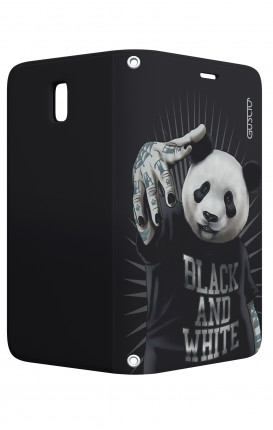 Case STAND Samsung J7 2017 - B&W Panda