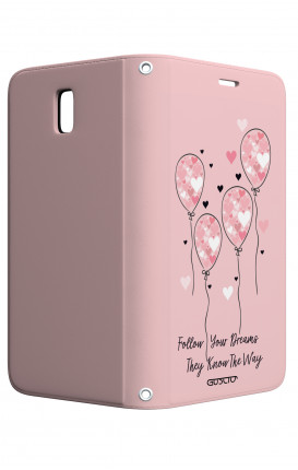 Case STAND Samsung J7 2017 - Pink Balloon
