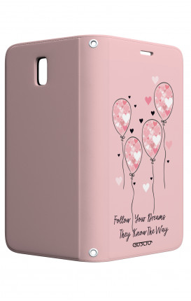 Cover STAND Samsung J7 2017 - Palloncini rosa