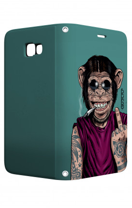 Case STAND Samsung A5 2017 - Monkey's always Happy