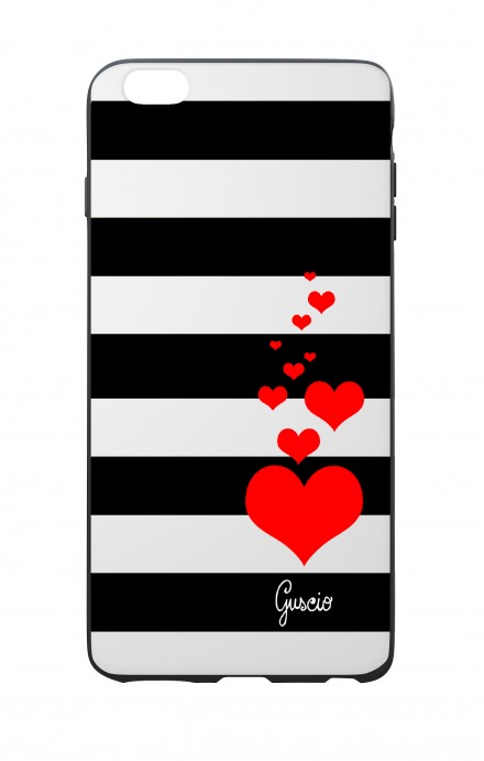 Apple iPhone 6 WHT Two-Component Cover - Loving Stripes