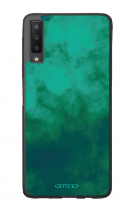 Samsung A7 2018 WHT Two-Component Cover - Emerald Cloud