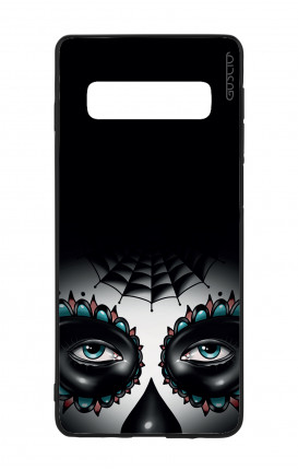Cover Bicomponente Samsung S10 - Calavera occhi