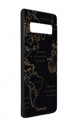 Cover Bicomponente Samsung S10 - Planisphere Black