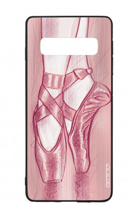 Samsung S10Plus WHT Two-Component Cover - Ballet Slippers
