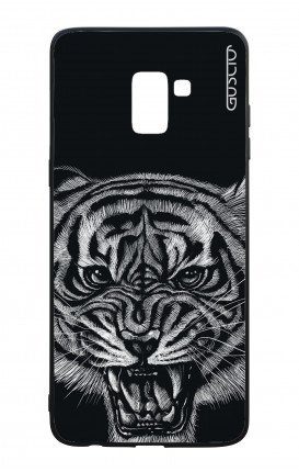 Samsung J6 PLUS 2018 WHT Two-Component Cover - Black Tiger