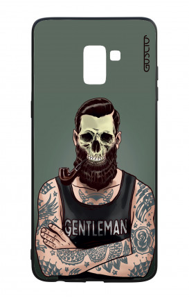 Samsung A8 2018 WHT Two-Component Cover - Another Gentleman