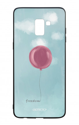 Samsung A8 2018 WHT Two-Component Cover - Freedom Ballon