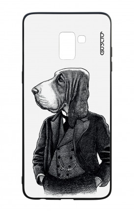 Cover Bicomponente Samsung Galaxy A8 (A5 2018) - Cane in panciotto