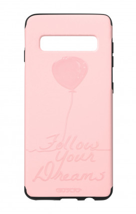 Case Skin Feeling Samsung S10e PNK - Follow your dream