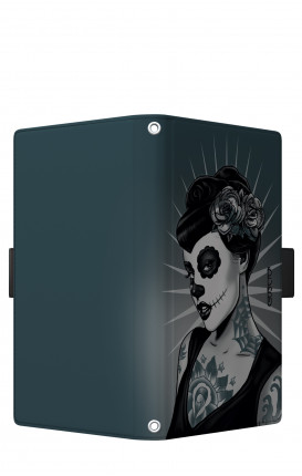 Cover Universal Casebook size5 - Calavera bianco e nero