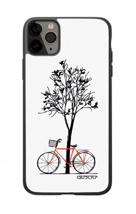 Apple iPh11 PRO MAX WHT Two-Component Cover - Cycle & Tree