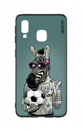 Cover Bicomponente Samsung A40 - Zebra