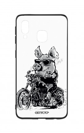 Cover Bicomponente Samsung A40 - Maiale biker