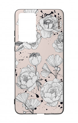 Huawei P40PRO WHT Two-Component Cover - Peonias