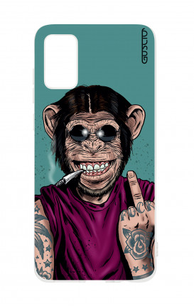 Cover TPU Samsung Galaxy A41 - Scimmia felice