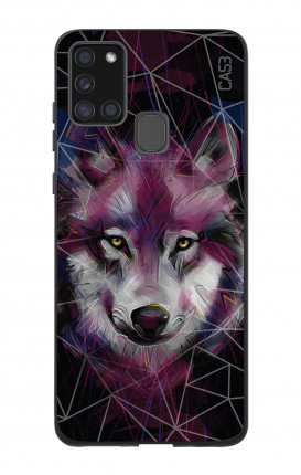 Case Bicomponente Samsung A21s - Lupo neon