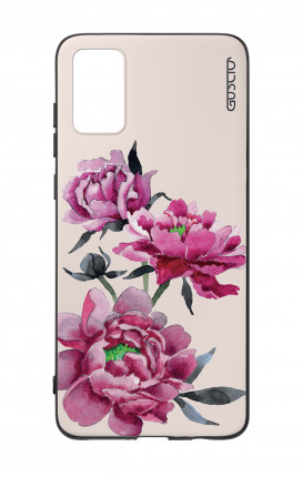 Cover Bicomponente Samsung A41 - Peonie rosa