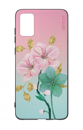 Samsung A41 Two-Component Cover - Pink Flowers