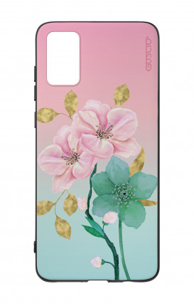 Cover Bicomponente Samsung A41 - Fiori rosa