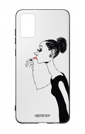 Samsung A41 Two-Component Cover - Lady with Lipstick
