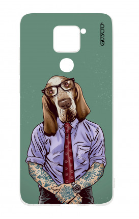 Cover TPU Xiaomi Redmi Note 9/Redmi 10X 4G - Bracco italiano tatuato