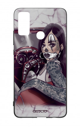 Cover Bicomponente Huawei P Smart 2020 - Pin Up Chicana in auto