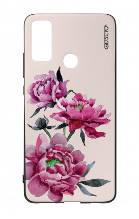 Cover Bicomponente Huawei P Smart 2020 - Peonie rosa