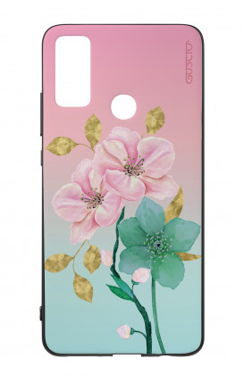 Huawei P Smart 2020 Two-Component Cover - Pink Flowers