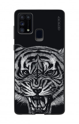 Cover Samsung M31 - Black Tiger