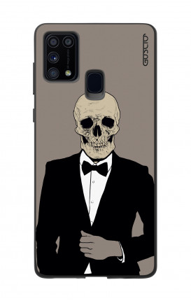 Cover Samsung M31 - Tuxedo Skull