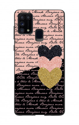 Cover Samsung M31 - Hearts on words