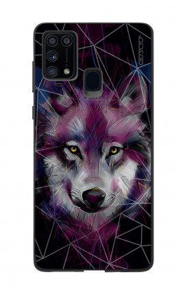 Cover Samsung M31 - Neon Wolf