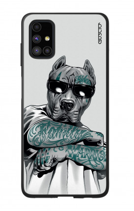 Cover Bicomponente Samsung M51 - Pitbull tatuato