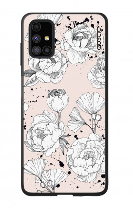 Cover Samsung M51 - Peonias