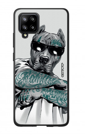 Cover Bicomponente Samsung A42 - Pitbull tatuato