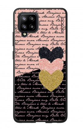 Cover Samsung A42 - Hearts on words