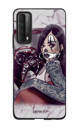 Cover Bicomponente Huawei P Smart 2021 - Pin Up Chicana in auto