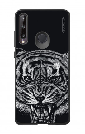 Cover Huawei P40 Lite E - Black Tiger