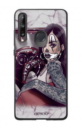 Cover Bicomponente Huawei P40 Lite E - Pin Up Chicana in auto