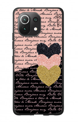 Xiaomi MI 11 Two-Component Cover - Hearts on words
