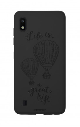 Rubber Case Sam A10 BLK - Life is a great trip