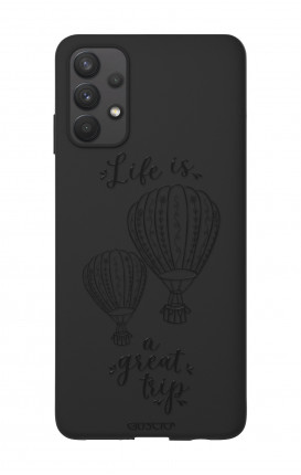Rubber Case Samsung A32 4G - Life is a great trip