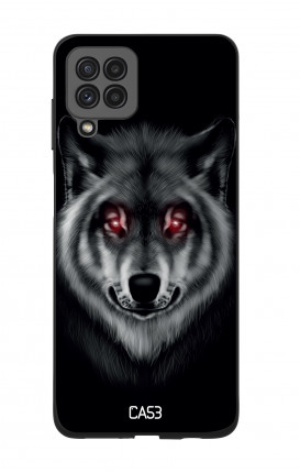 Two components case Samsung A22 4G - Wolf